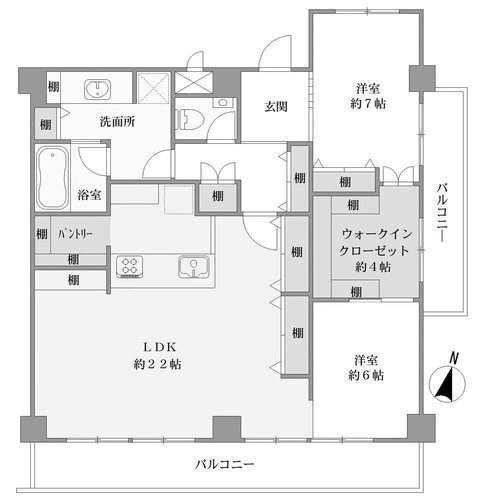 パレス永福間取り図