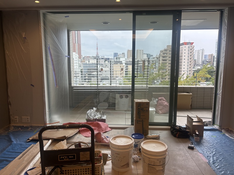 麻布霞町パークマンション_リビング_1枚目