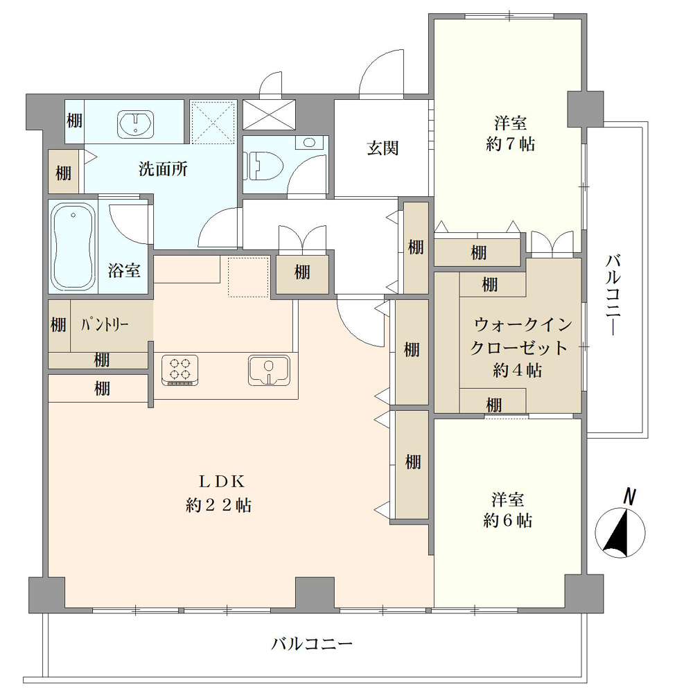 パレス永福間取り図