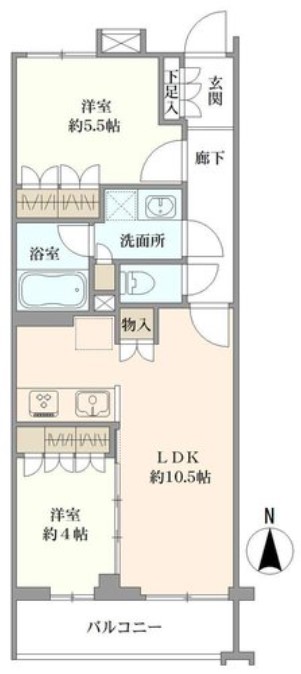 ブリシア方南町間取り図