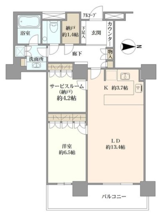 コスモポリス品川間取り図